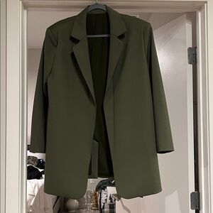 Cupshe Deep Green Jacket oversized women’s